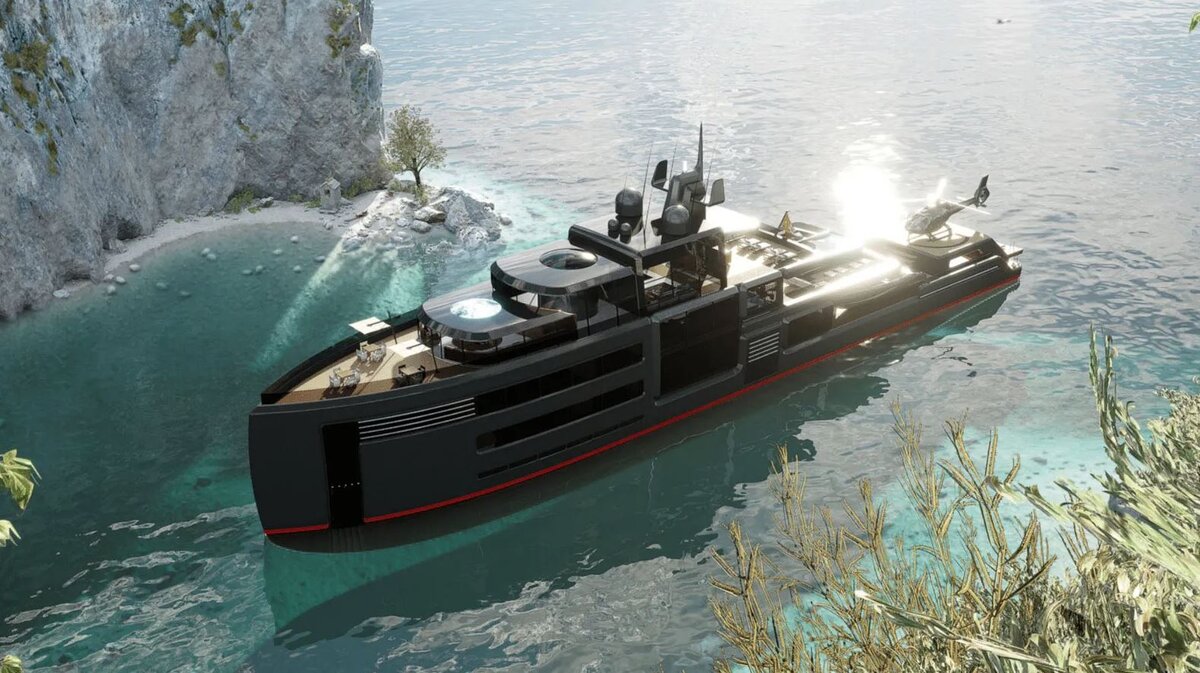 Qube — роскошная и практичная модульная суперяхта