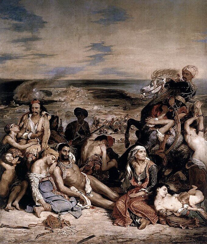  Хиосская резня. Художник Эжен Делакруа.
wikimedia.org
