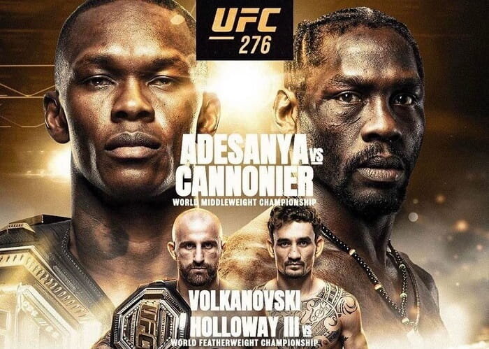 UFC 254 кард турнира