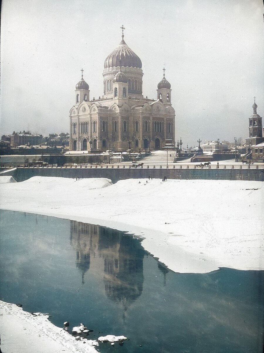 Храм Христа Спасителя в Москве 1900