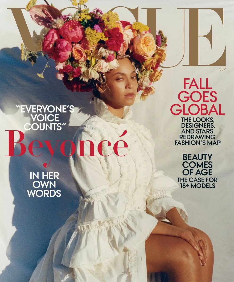 Источник фото: Тайлер Митчелл для «Vogue», Сентябрь 2018
