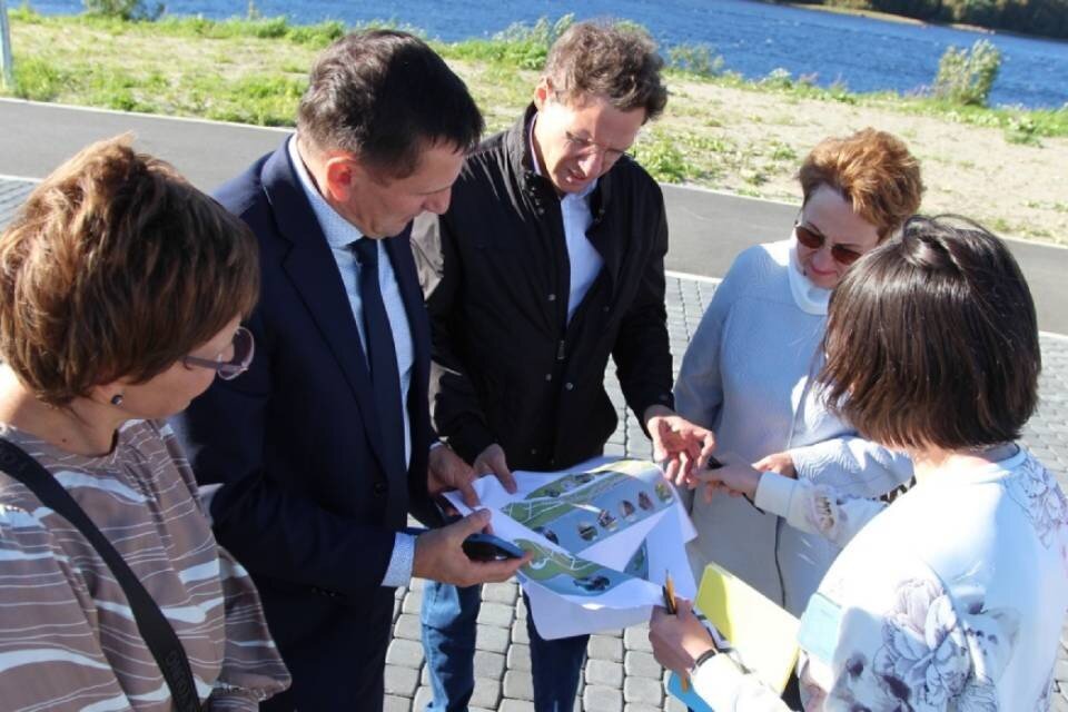     Проект по улучшению Поморской набережной будет готов к сентябрю. Фото: администрация Кольского района