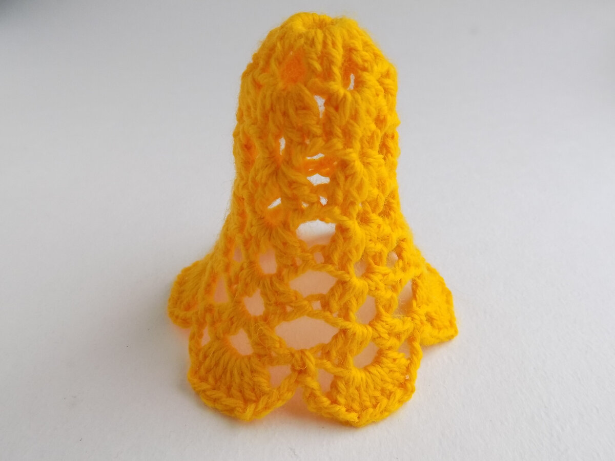 Колокольчик связанный крючком