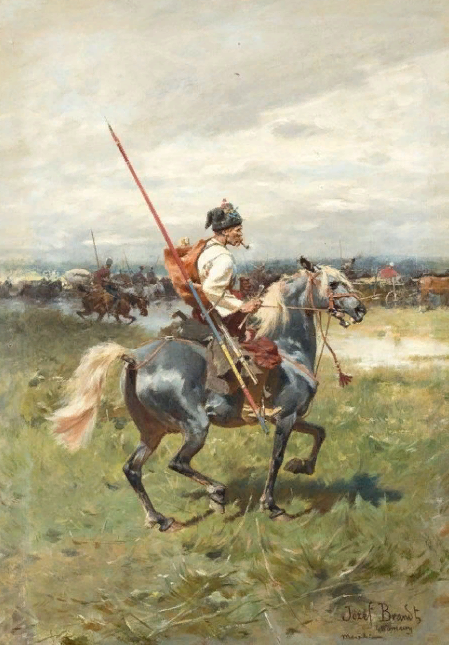 Художник Йозеф Брандт. «Запорожский рыцарь»