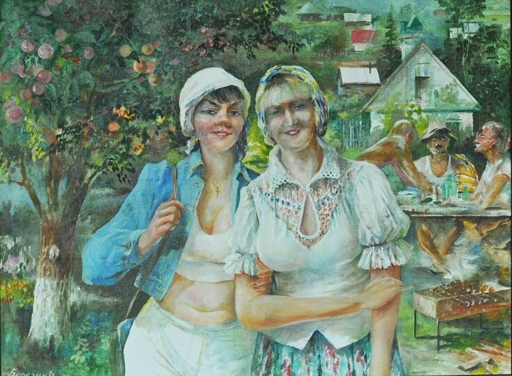 5. Художник Владимир Березин. Изображение отсюда: Pinterest