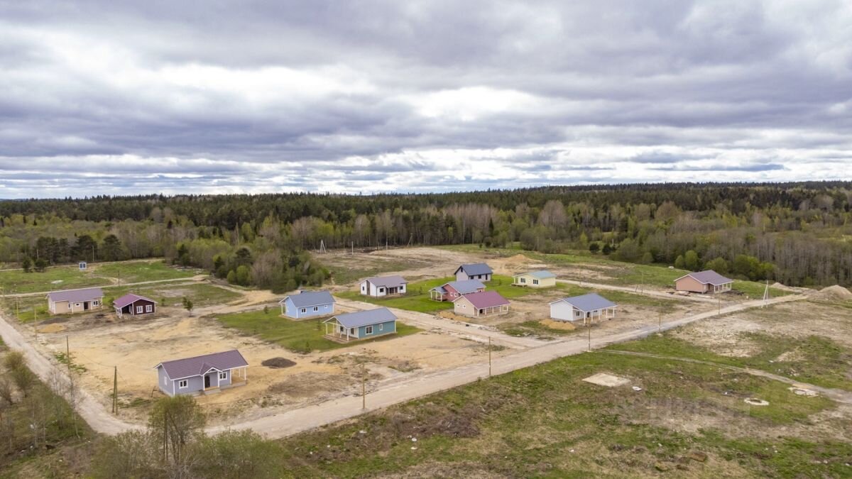 Ольховка на стадии строительства