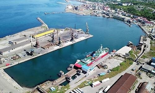 Фото: Минтранс РФ. Паромная переправа, порт Холмск 