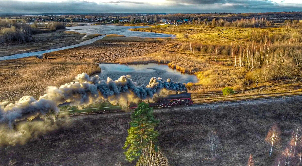 Поезд во время Великой Отечественно войны — цель номер №1 для вражеской авиации. Фото: Алексей Алексеев