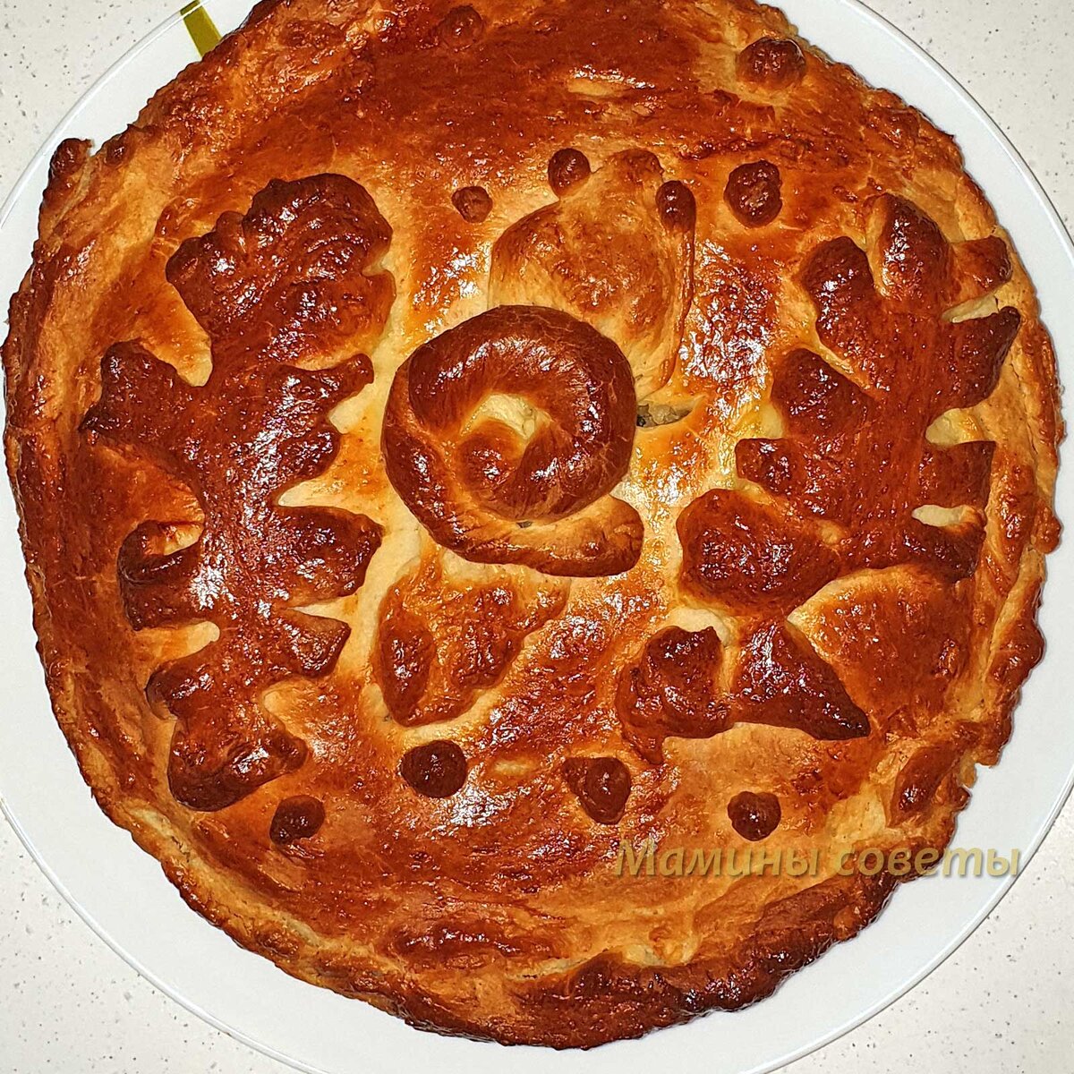 пирог с капустой