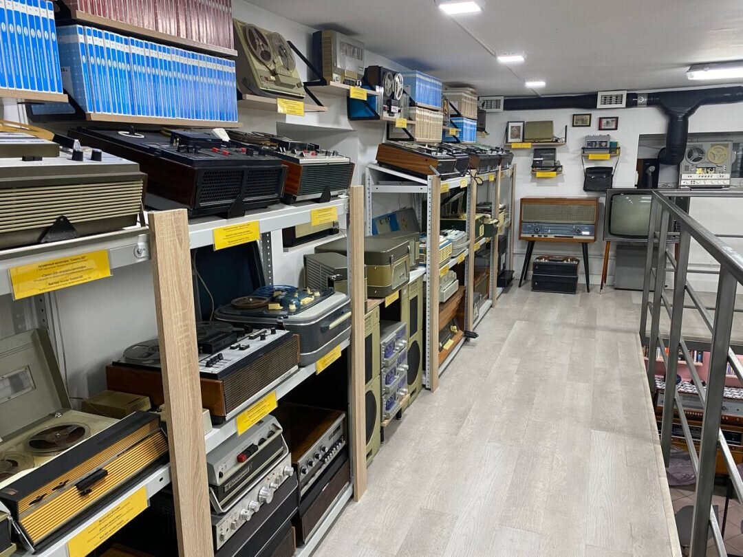 Музей катушечных магнитофонов, фото Orda.kz