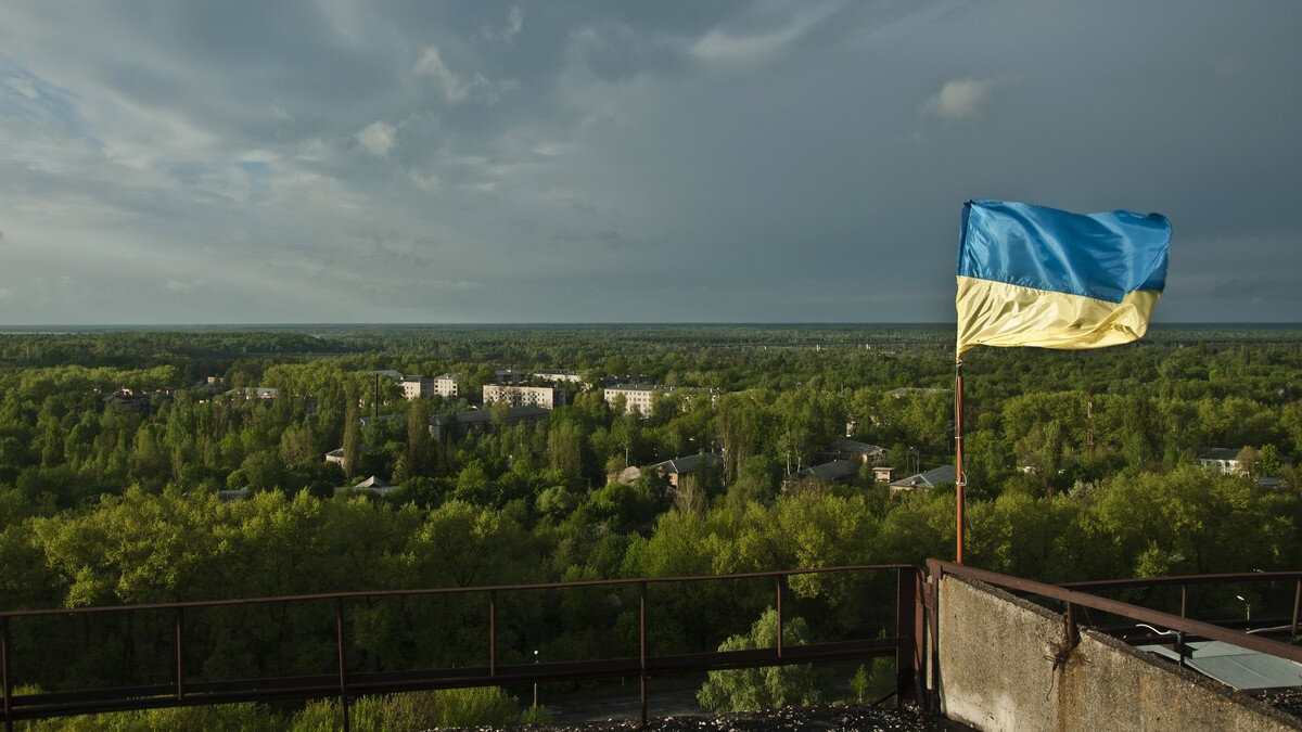 Флаг чернобыля фото