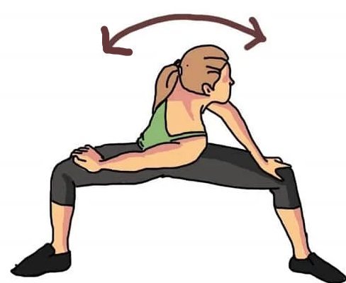 Пример упражнения "для талии". Скриншот автора