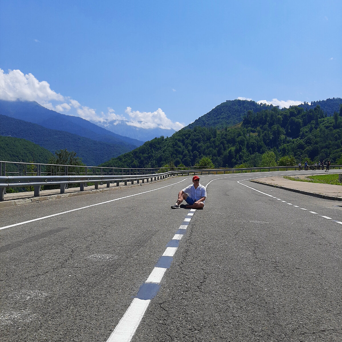 Сочи, Красная поляна, дорога наверх.