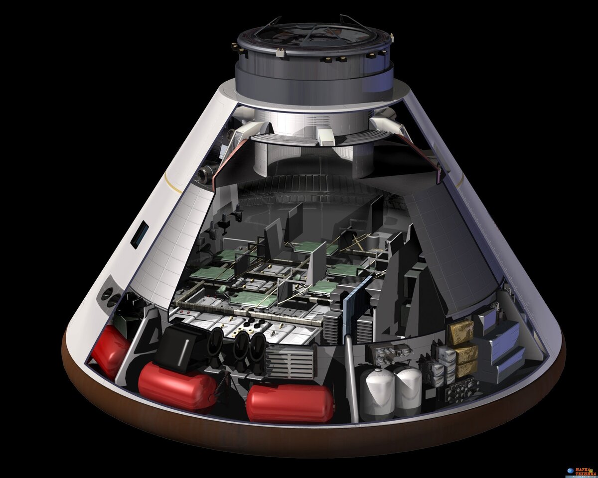 Схема КА Orion 