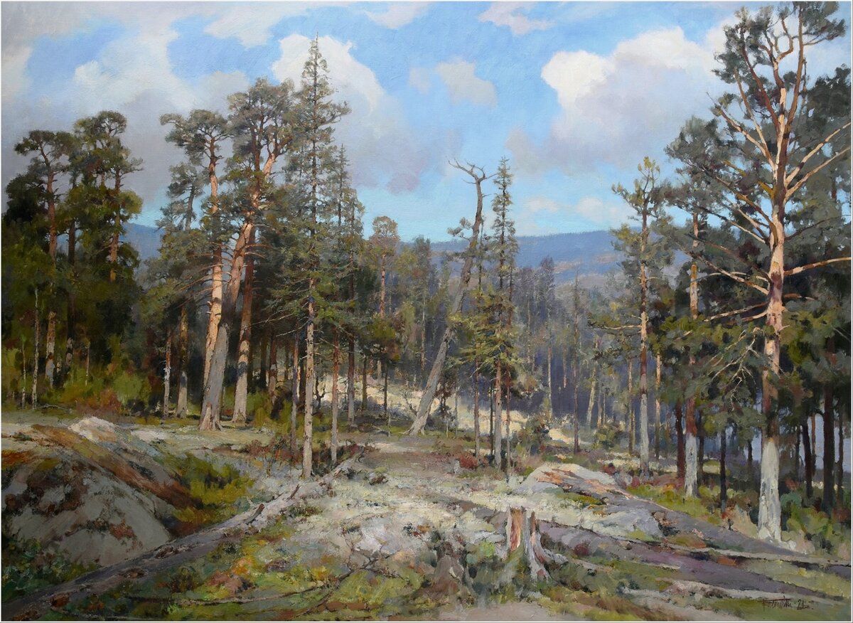 Ю. Васендин. "Лесные дали". vk.com/id227542571
