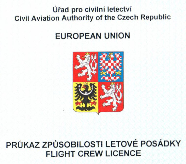Обложка EASA-лицензии