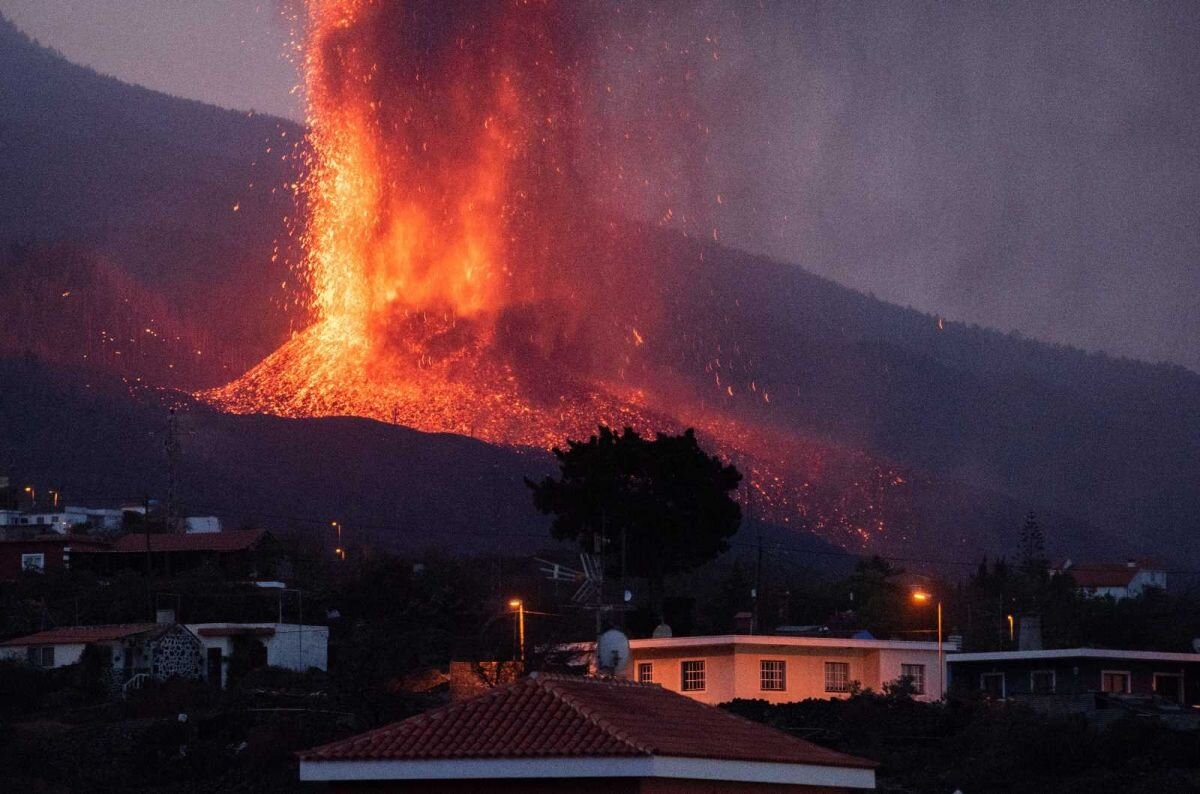 Eruption вулкан