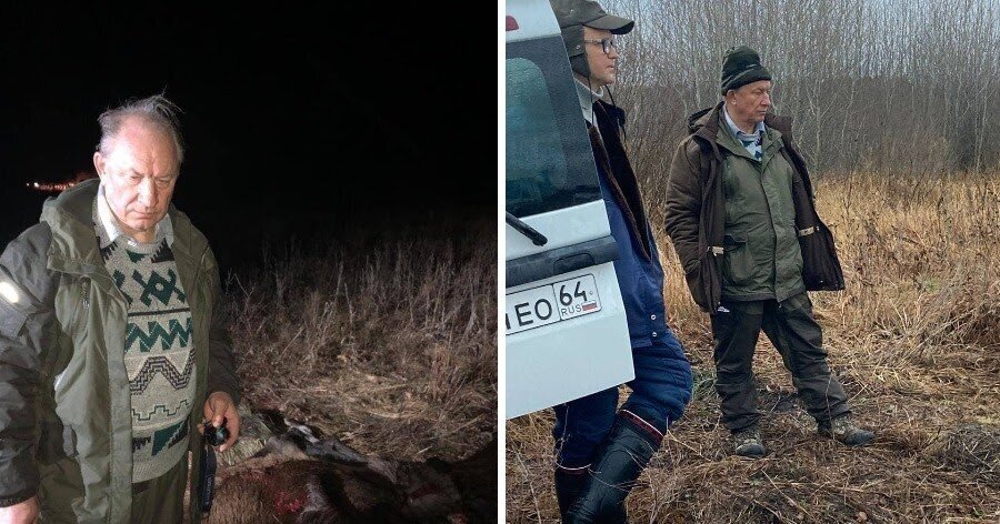 Валерий Рашкин на нелегальной охоте