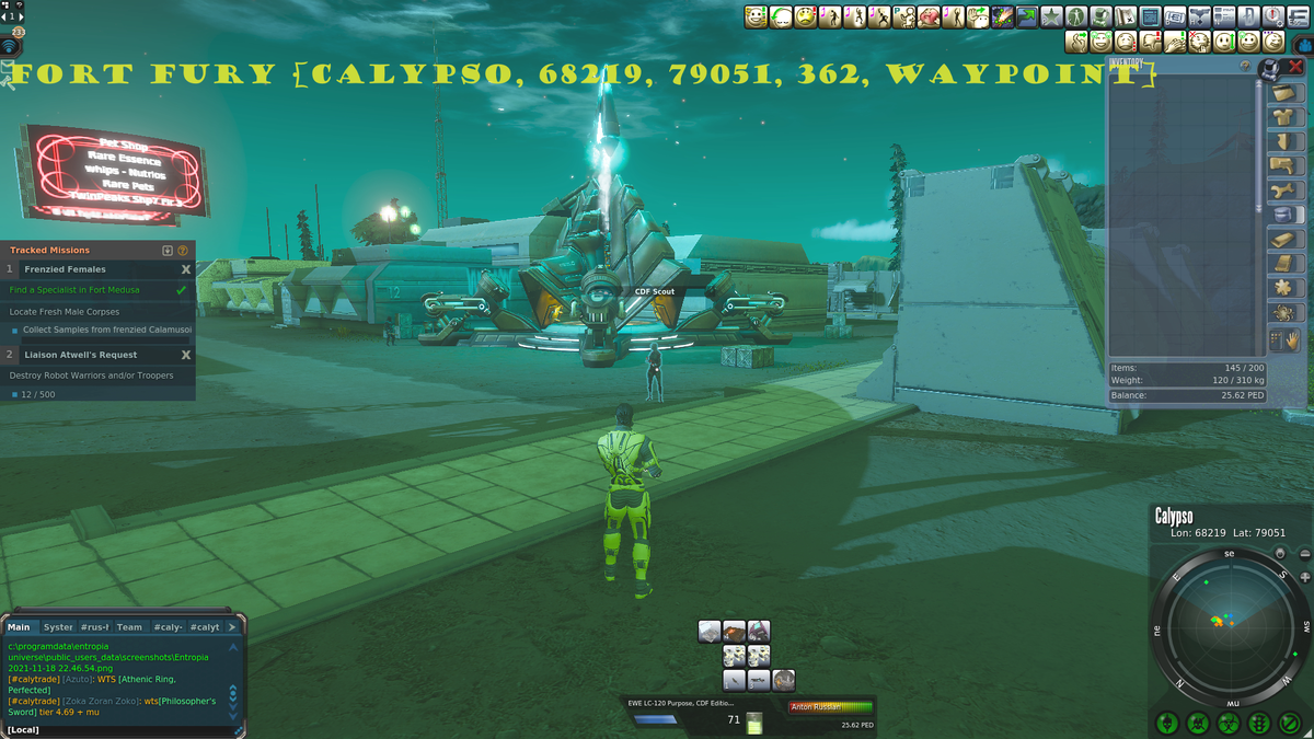 Берем квест The Way To Fort Lahar