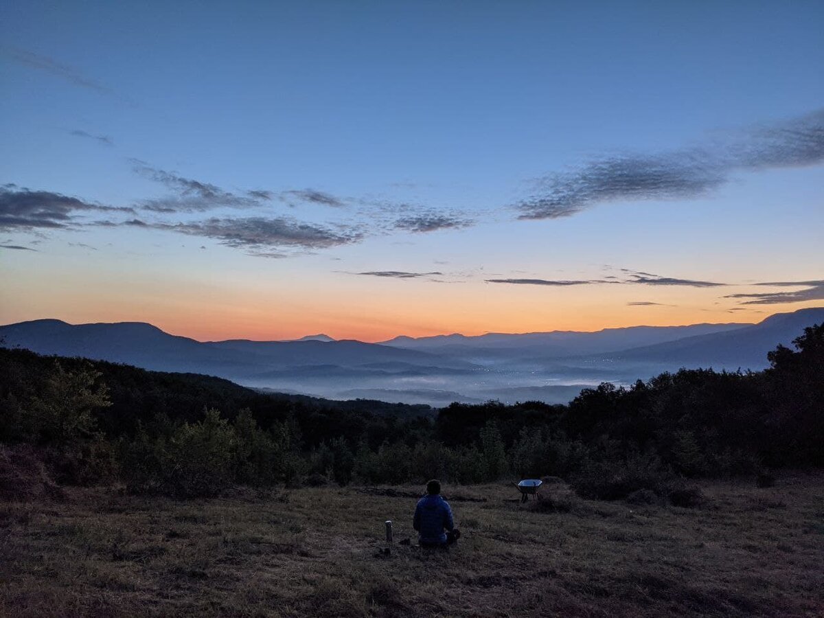 Рассвет в Ашраме
