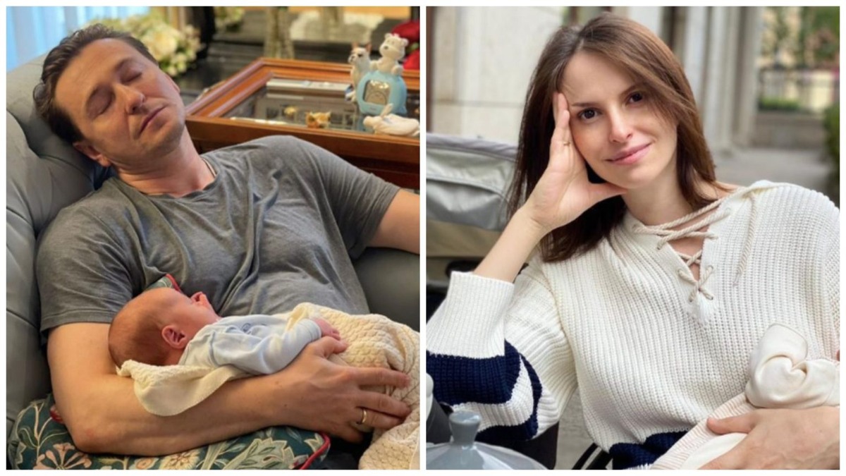 Безруков и Матисон с детьми