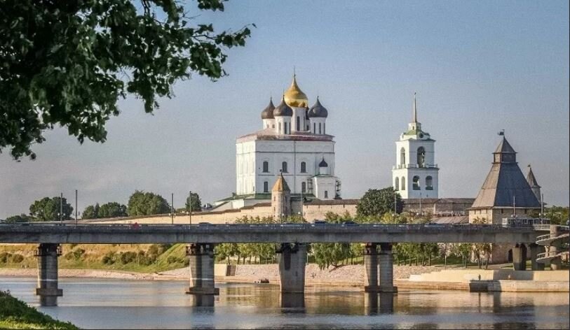 Княгиня Ольга набережная Псков