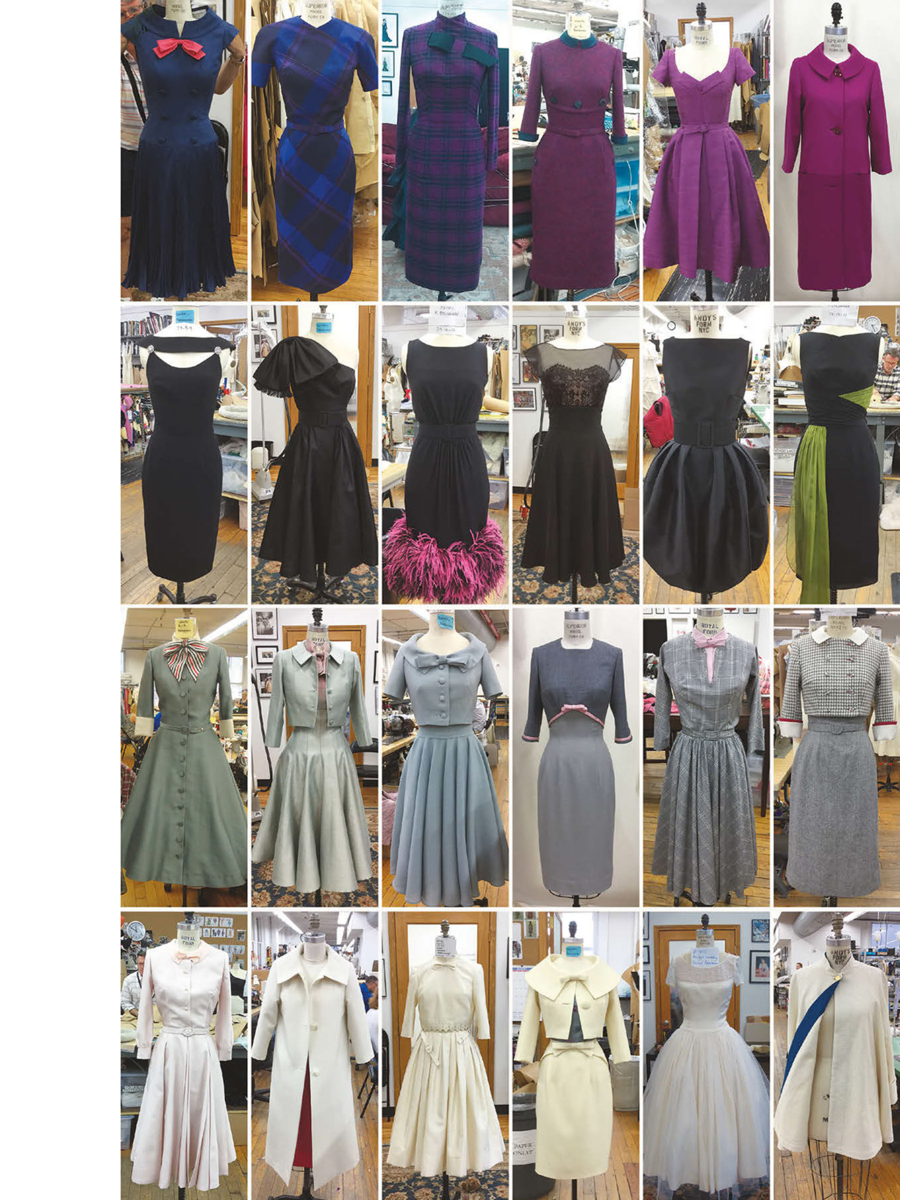 Рабочие моменты создания платьев, обуви, аксессуаров