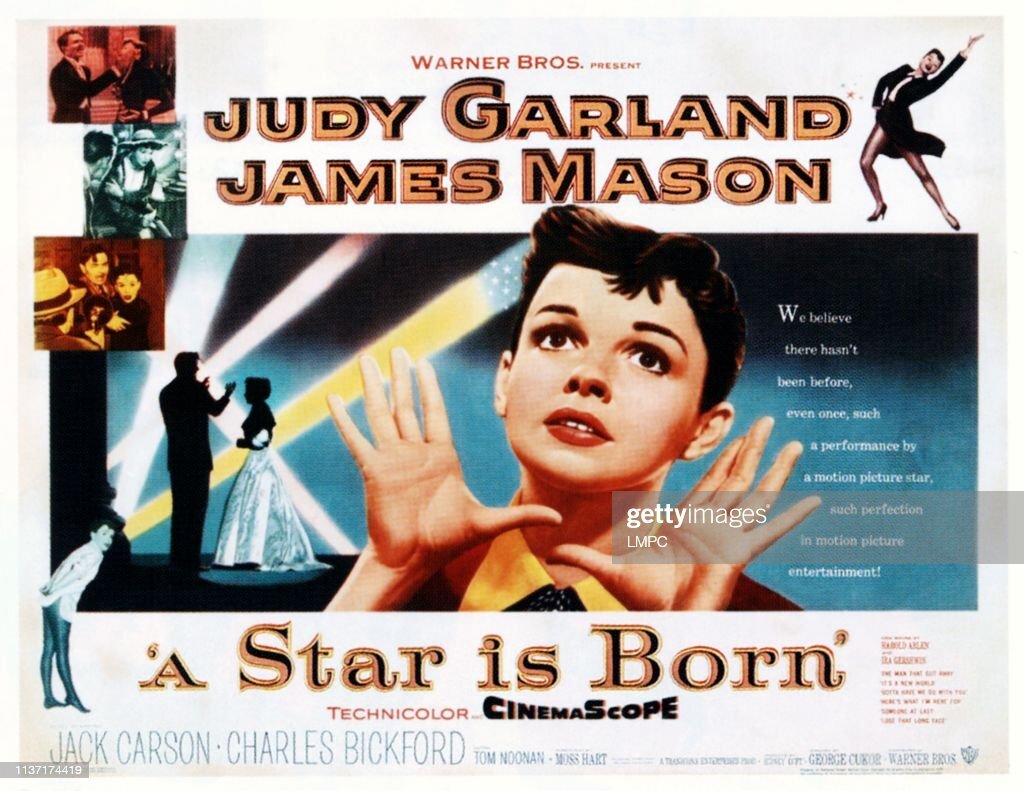 Афиша фильма "Звезда родилась", 1954 г, режиссер Рэй Хайндорф