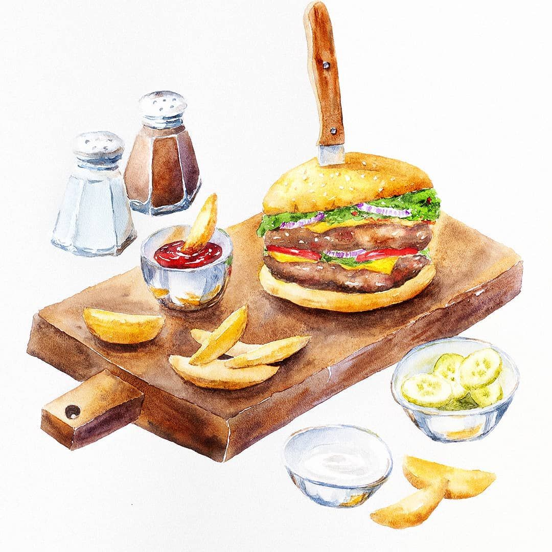 Фаст фуд, джанг фуд.  Источник: Яндекс Картинки