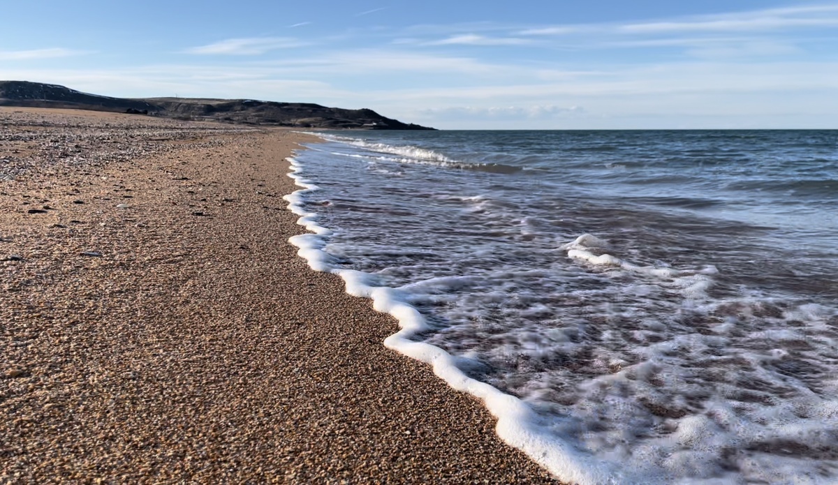 Золотой пляж, Азовское море