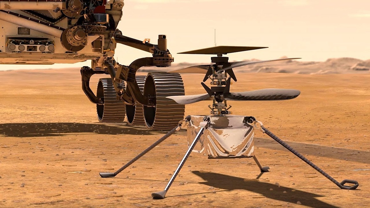 Марсоход и вертолёт.  фото: картинки  яндекса.