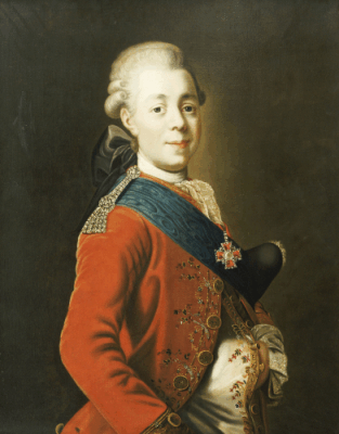 Портрет Павел I 1777 г. Художник: Александр Рослин Общественное достояние