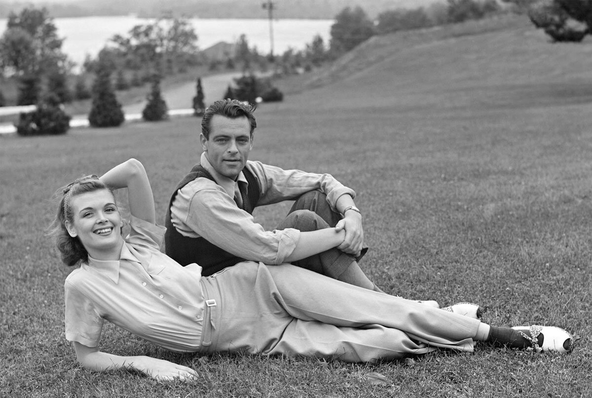 Исходная черно-белая фотография.