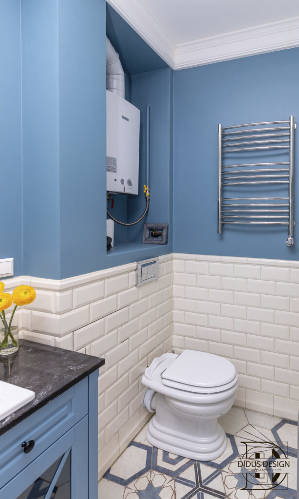 Нескучный интерьер на 50 кв.м. Классика и насыщеные цвета в яркой двушке