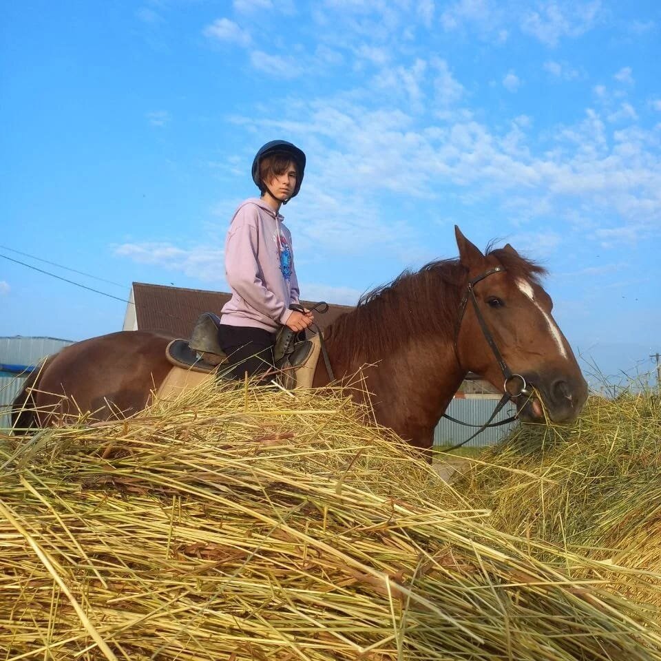 Кира (гость турбазы) и Малина