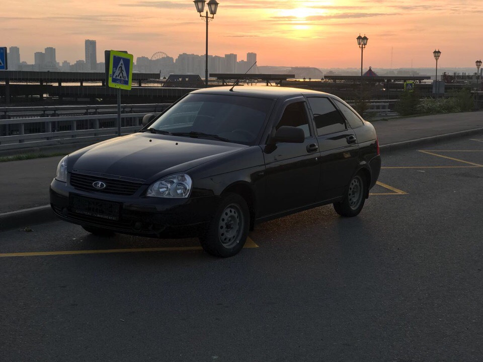 Лада Приора. Постоянный посетитель СТО.