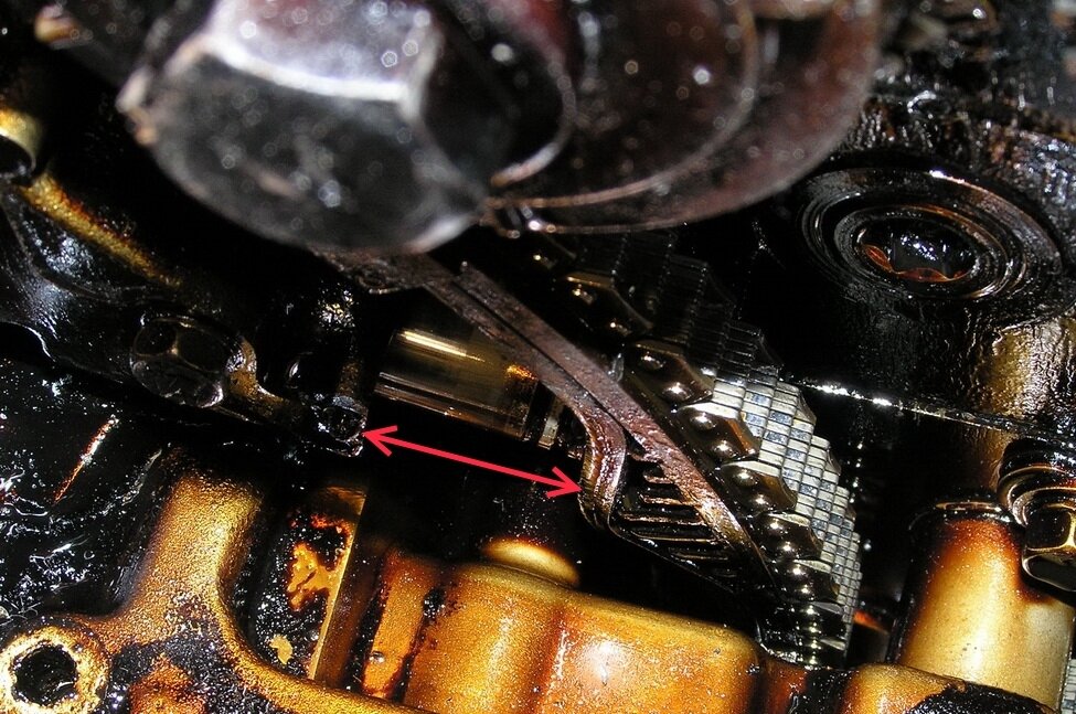 Гидронатяжитель цепи отрабатывает на максималках