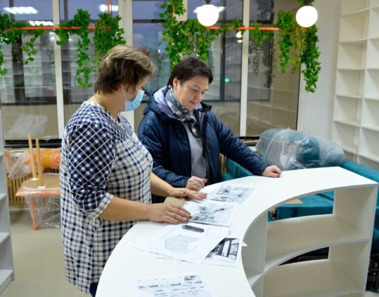    Обновленная библиотека в Ясном готовится к открытию Марина Шарт