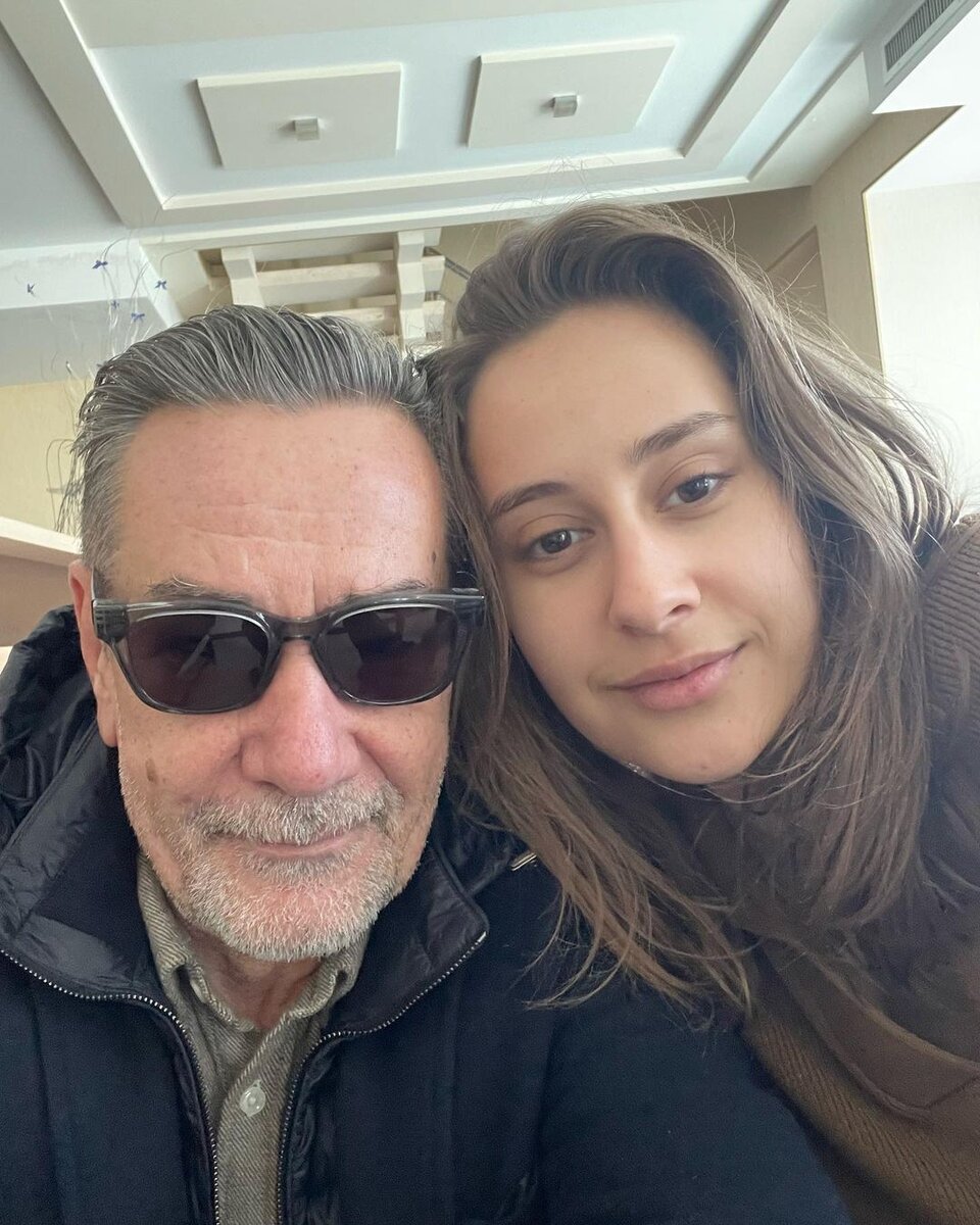 с дочкой Софией, фото из личного блога