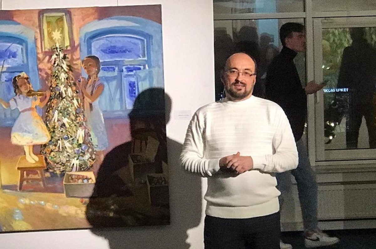    Художник Василий Поляков в Ставрополе представил 50 работ к своему 50-летию