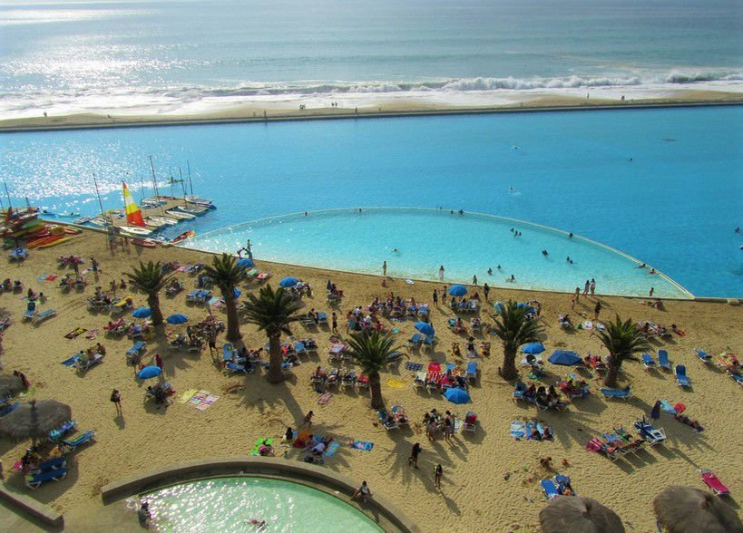 Самый большой бассейн. Сан-Альфонсо-дель-мар бассейн. Самый большой бассейн в мире Сан Альфонсо. Самый большой бассейн в мире Чили. San Alfonso del Mar бассейн.