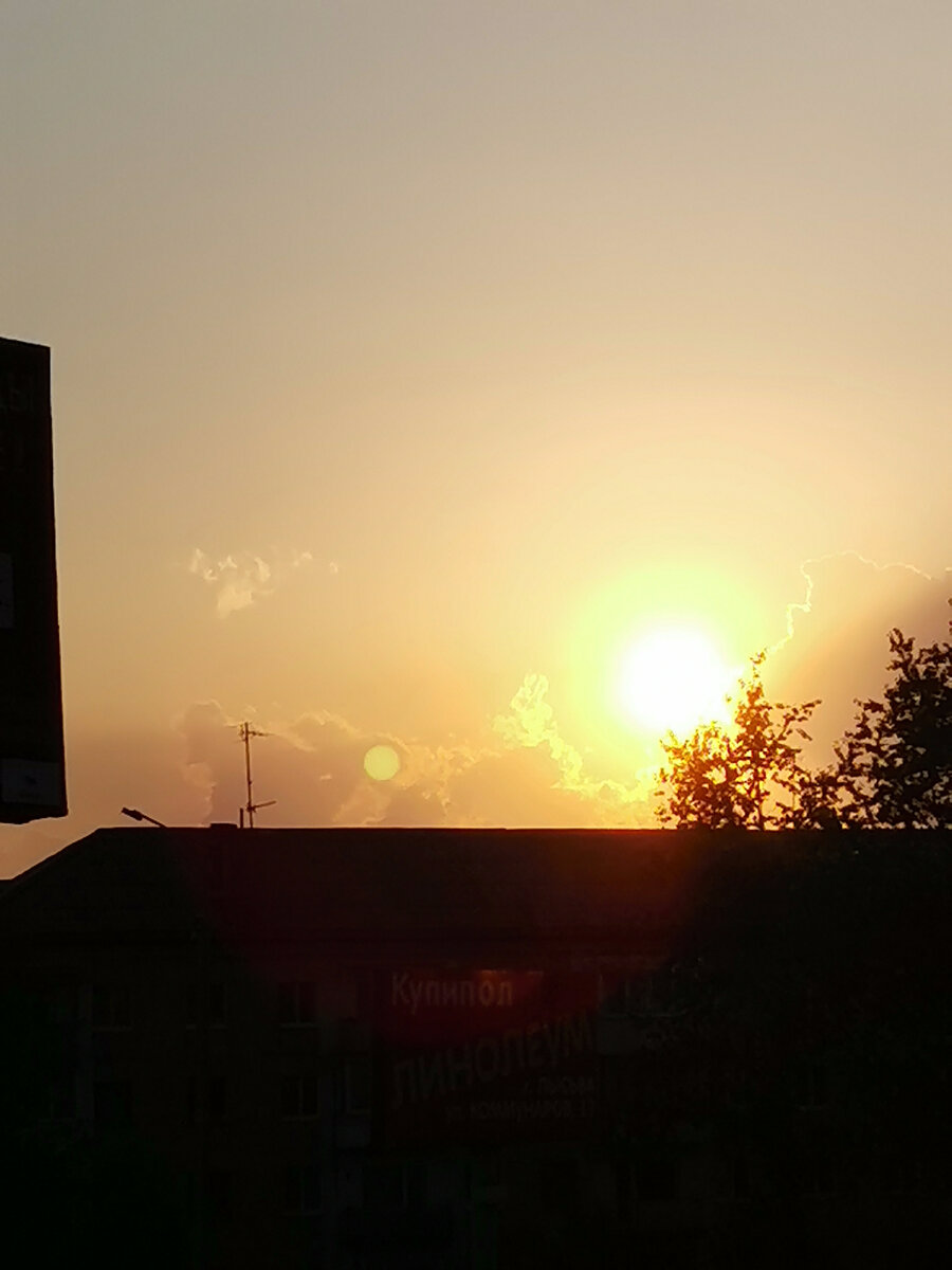 Закат в июле 2021