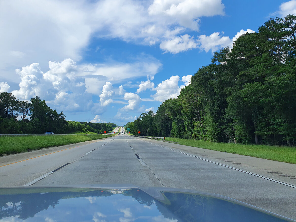 Трасса I-75 на север