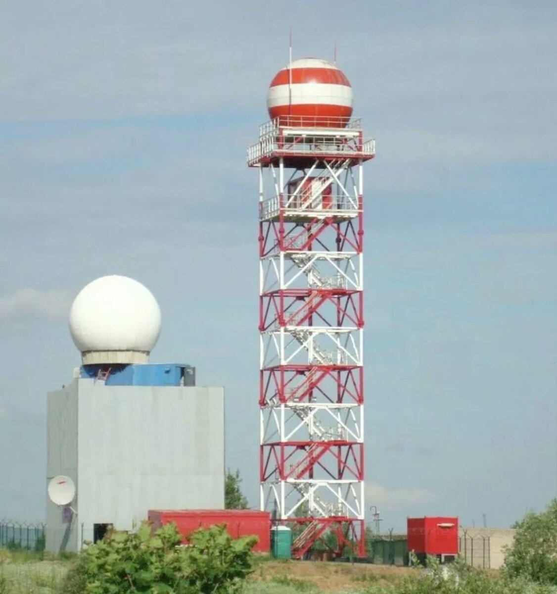 Метеорологический радар, установленный на Валдае. Источник: Росгидромет