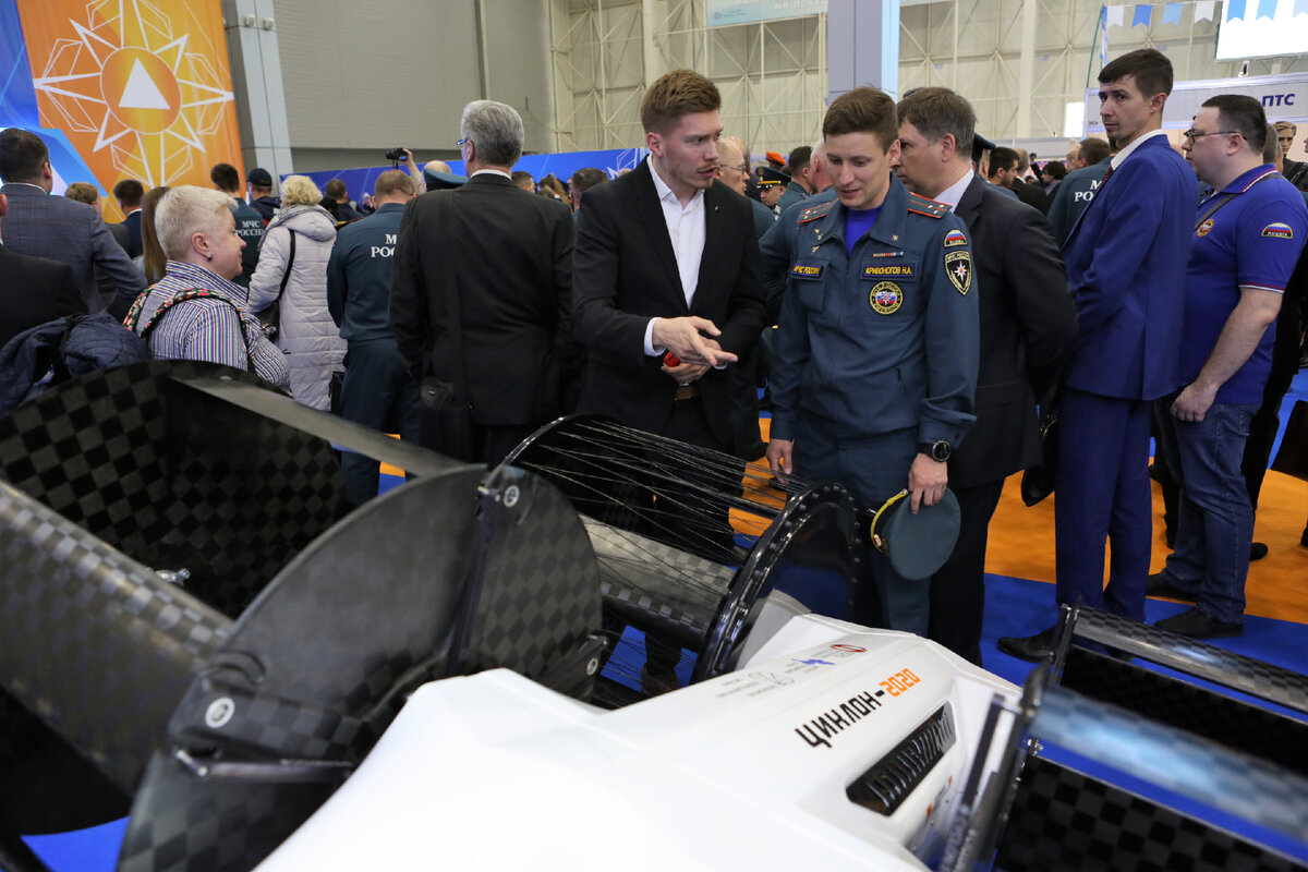 Циклолет на выставочной экспозиции ВНИИ ГОЧС (Международный салон "Комплексная безопасность – 2021")