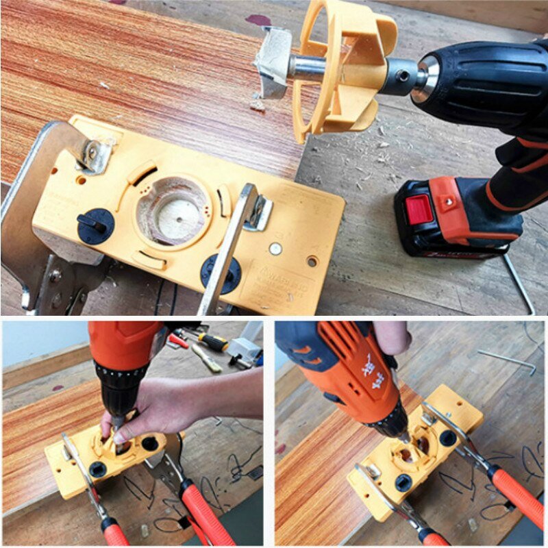 Кондуктор для врезки мебельных петель