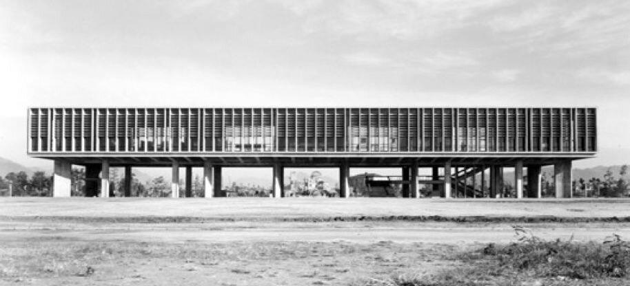 
Photo credit: Pinterest
Hiroshima Peace Center Japan, Hiroshima, 1952 Kenzo Tange