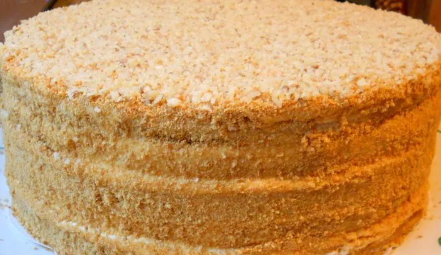 Торт «Рыжик по-домашнему» – пошаговый рецепт приготовления с фото