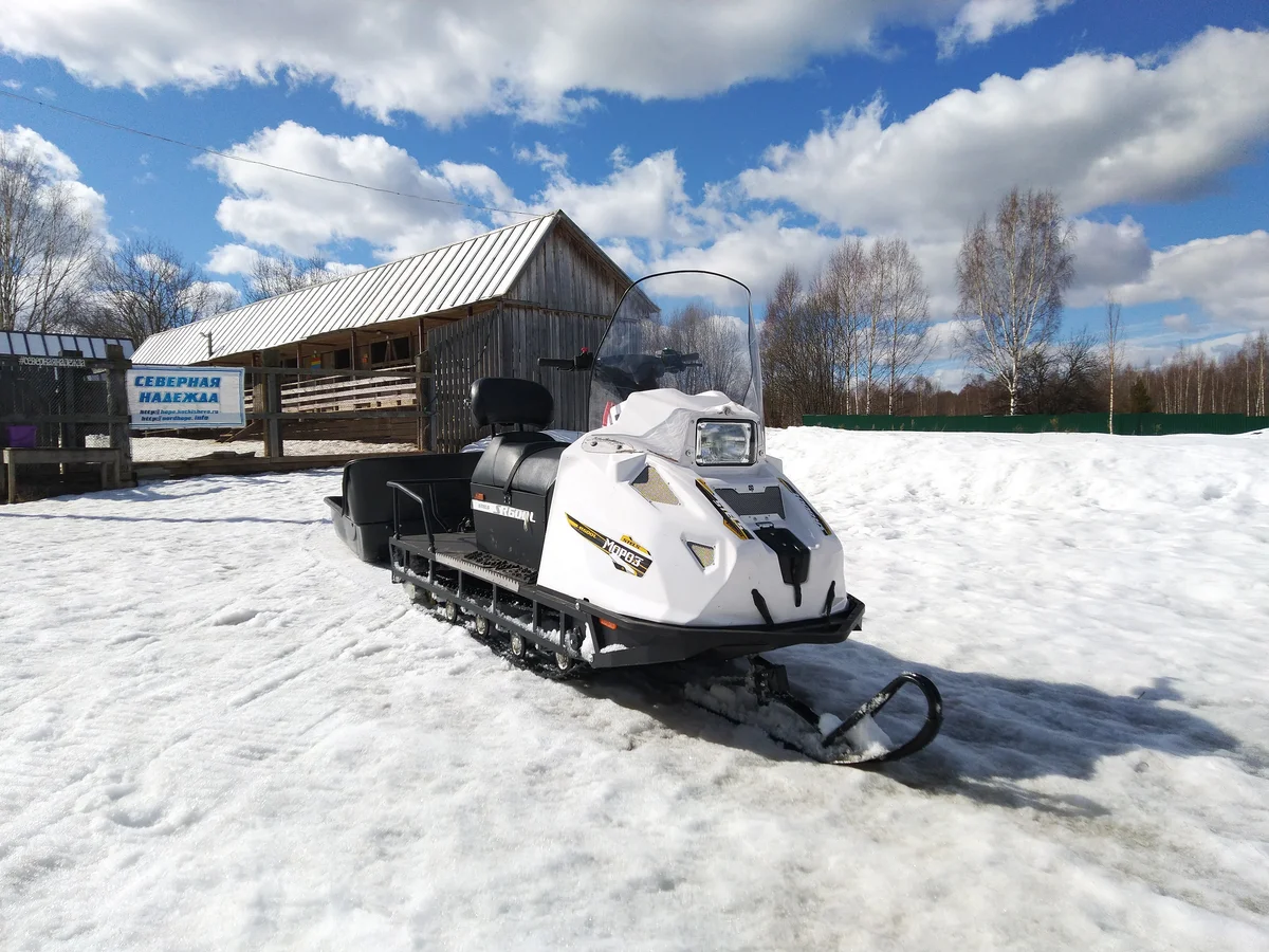 Буран, ты ли это? Нет! Мороз готов к зиме! Источник фото - https://auto.ru/snowmobile/used/sale/stels/moroz_600l/4094146-6af79b14/