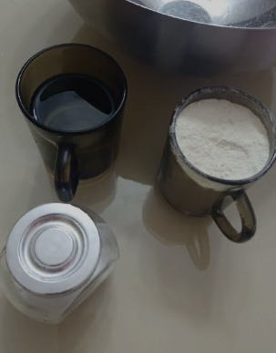Соль,мука,вода